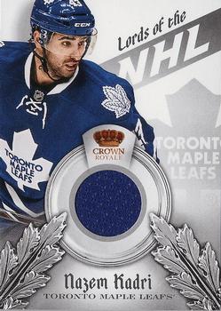 2013-14 Panini Crown Royale - Lords of the NHL Materials #L-NK Nazem Kadri Front