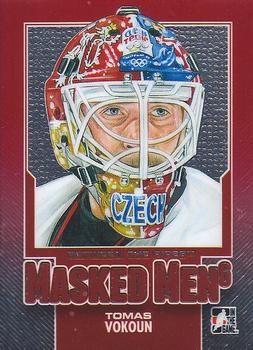 2013-14 In The Game Between the Pipes - Masked Men 6 Red #MM-50 Tomas Vokoun Front