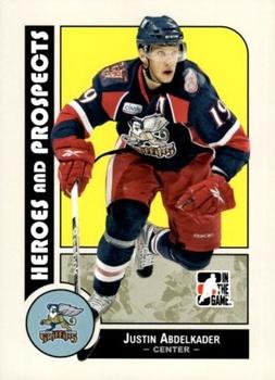 2008-09 In The Game Heroes and Prospects #103 Justin Abdelkader Front