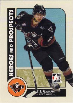 2008-09 In The Game Heroes and Prospects #79 T.J. Galiardi Front