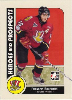 2008-09 In The Game Heroes and Prospects #87 Francois Bouchard Front