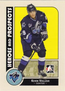 2008-09 In The Game Heroes and Prospects #92 Keven Veilleux Front