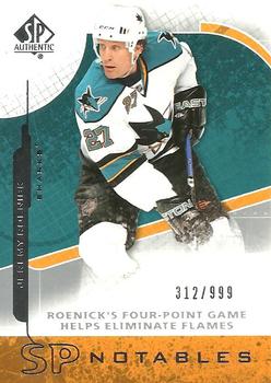2008-09 SP Authentic #143 Jeremy Roenick Front