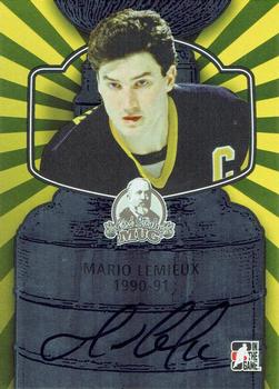 2013-14 In The Game Lord Stanley's Mug - Autographs #A-ML1 Mario Lemieux Front
