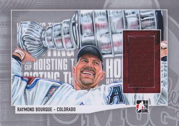 2013-14 In The Game Lord Stanley's Mug - Hoisting the Cup Silver #HTC-10 Raymond Bourque Front