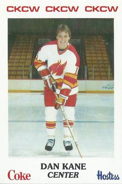 1984-85 Moncton Golden Flames (AHL) Police #7 Dan Kane Front
