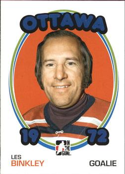 2009-10 In The Game 1972 The Year In Hockey #131 Les Binkley Front