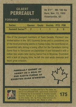 2009-10 In The Game 1972 The Year In Hockey #175 Gilbert Perreault Back