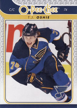 2009-10 O-Pee-Chee #54 T.J. Oshie Front