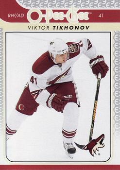 2009-10 O-Pee-Chee #91 Viktor Tikhonov Front