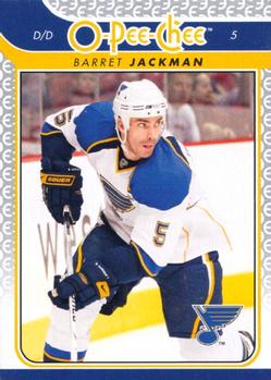 2009-10 O-Pee-Chee #93 Barret Jackman Front