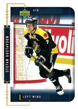 1999-00 Upper Deck Swedish Hockey League #11 Stefan Gustavsson Front