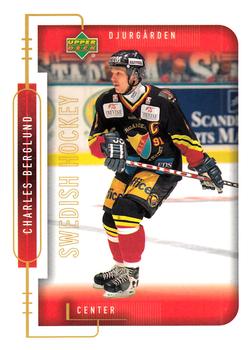 1999-00 Upper Deck Swedish Hockey League #44 Charles Berglund Front