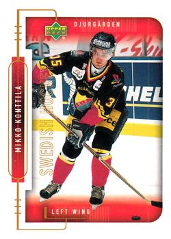 1999-00 Upper Deck Swedish Hockey League #51 Mikko Konttila Front