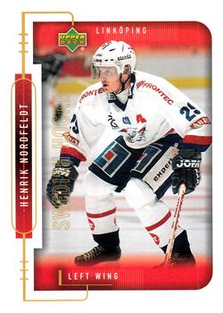 1999-00 Upper Deck Swedish Hockey League #126 Henrik Nordfeldt Front