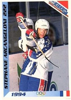 1994 Semic Jääkiekkokortit Keräilysarja (Finnish) #222 Stephane Arcangeloni Front