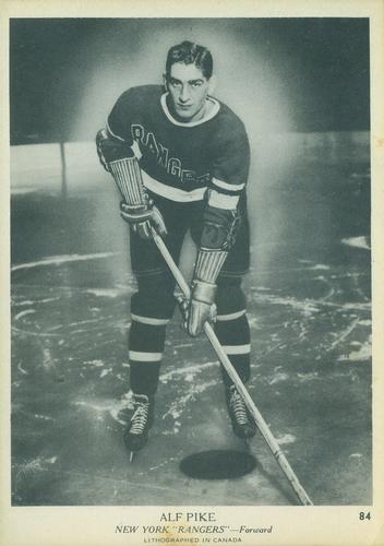 1939-40 O-Pee-Chee (V301-1) #84 Alf Pike Front