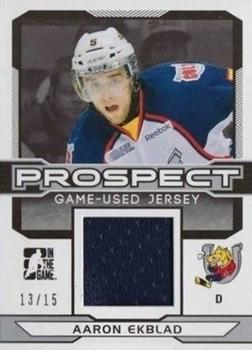 2014 In The Game Draft Prospects - Jerseys Silver #PGU-1 Aaron Ekblad Front