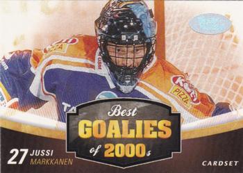 2012-13 Cardset Finland - Best Goalies of 2000's #BG 9 Jussi Markkanen Front