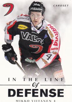 2012-13 Cardset Finland - In the Line of Defence #LD 6 Mikko Viitanen Front