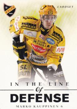 2012-13 Cardset Finland - In the Line of Defence #LD 7 Marko Kauppinen Front