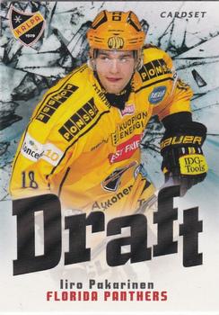 2012-13 Cardset Finland - Draft #DRAFT 7 Iiro Pakarinen Front