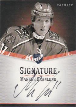 2012-13 Cardset Finland - Signature #NNO Markus Granlund Front