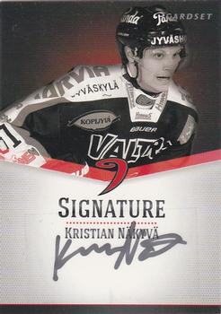 2012-13 Cardset Finland - Signature #NNO Kristian Näkyvä Front