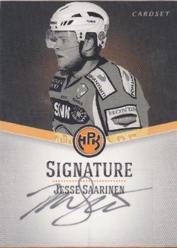 2012-13 Cardset Finland - Signature #NNO Jesse Saarinen Front