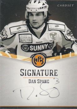 2012-13 Cardset Finland - Signature #NNO Dan Spang Front