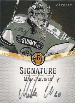 2012-13 Cardset Finland - Signature #NNO Mika Järvinen Front