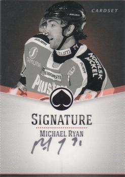2012-13 Cardset Finland - Signature #NNO Michael Ryan Front