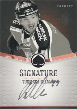 2012-13 Cardset Finland - Signature #NNO Tuomas Pihlman Front