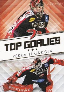 2010-11 Cardset Finland - Top Goalies #TG3 Pekka Tuokkola Front