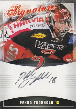 2010-11 Cardset Finland - Signature #NNO Pekka Tuokkola Front