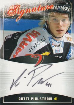 2010-11 Cardset Finland - Signature #NNO Antti Pihlström Front
