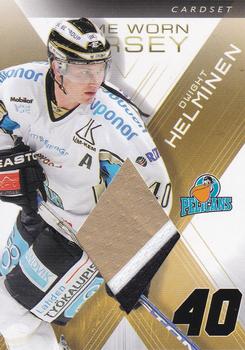 2010-11 Cardset Finland - Game Worn Jersey Series 2 Exchange #NNO Dwight Helminen Front