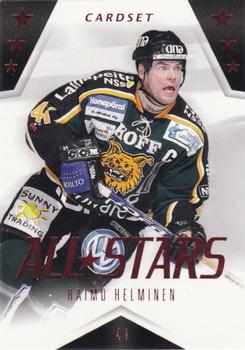 2013-14 Cardset Finland - All Stars Red Best of 2000-2010 #STARRED 2 Raimo Helminen Front