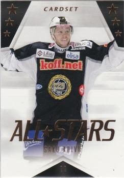2013-14 Cardset Finland - All Stars Gold - All Time Best #STARGOLD 3 Saku Koivu Front