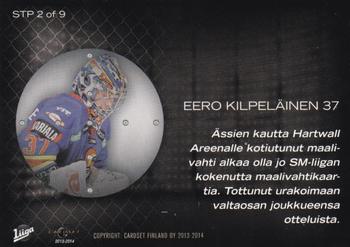 2013-14 Cardset Finland - Stopping the Puck #STP 2 Eero Kilpeläinen Back