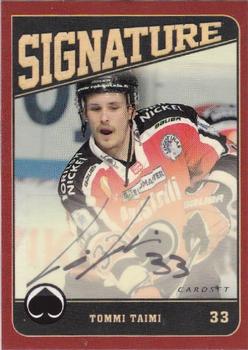 2013-14 Cardset Finland - Signature #NNO Tommi Taimi Front