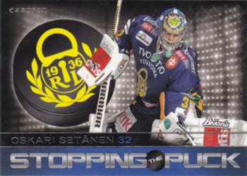 2013-14 Cardset Finland - Stopping the Puck 2 #STP II 6 Oskari Setänen Front