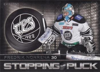 2013-14 Cardset Finland - Stopping the Puck 2 #STP II 8 Fredrik Norrena Front