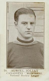 1923-24 William Paterson (V145-1) #14 Aurel Joliat Front