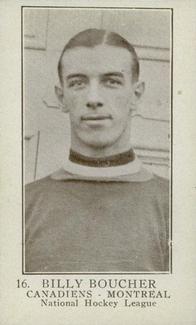 1923-24 William Paterson (V145-1) #16 Billy Boucher Front
