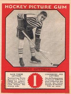 1933-34 Canadian Gum (V252) #NNO Johnny Gottselig Front