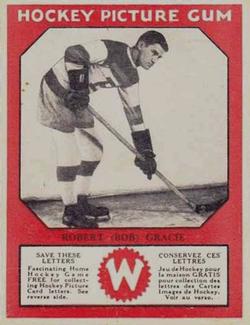 1933-34 Canadian Gum (V252) #NNO Robert (Bob) Gracie Front