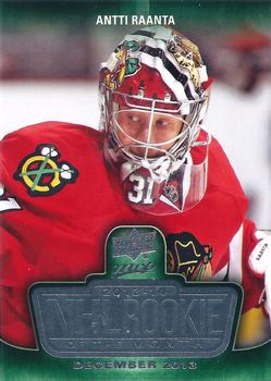 2014-15 Upper Deck MVP - NHL Rookie of the Month #ROM-12.13B Antti Raanta Front