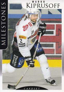2009-10 Cardset Finland - Milestones #MS3 Marko Kiprusoff Front