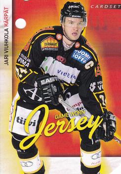 2009-10 Cardset Finland - Game Worn Jersey Redemptions #NNO Jari Viuhkola Front